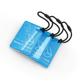 Welock RFID Transponder 13.56 MHz for Electronic Locks 3 RFID Cards in Blue Suitable for Models SECBN, PCB and Touch Pack of 3