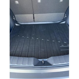 EACCESSORIES EA Cargo Liner - Trunk Mat for Toyota Corolla Cross 2022-2024 – Weather-Resistant Trunk Mats for Cars with Raised Lip – Non-Slip Car Trunk Mat Tray Pad Boot – Laser Pre-Cut Design