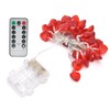 Heart Shape 20LED String Lights 2M Copper Wire Light for