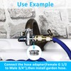 Garden Hose Adapter for Female G1/2 to Male 3/4'' GHTM