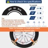 AutoChoice Emergency Snow Chains, Tire Chains with Thickened Manganese Steel