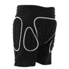 Silver Black Skiing Hip Protection Shorts Impact Resistant Breathable Skating
