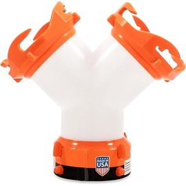 Camco RhinoFLEX Camper/RV Wye Sewer Hose Fitting | Features 360-Degree Swivel Ends & Built-In Gaskets for Odor Tight Connection | Allows for 2 Sewer Hoses to Connect to the Same Dump Station (39812),