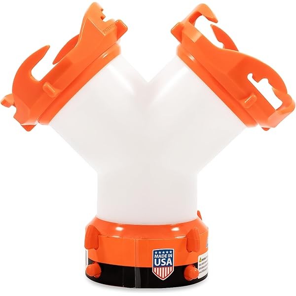 Camco RhinoFLEX Camper/RV Wye Sewer Hose Fitting | Features 360-Degree