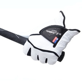 LEZAX U.S. Athletes USGL-5656 Tour Hybrid Gloves, Left Hand, White, Size S, 8.3 - 8.7 inches (21 - 22 cm)