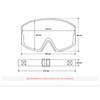 SIROKO - Snowboard and Ski Goggles with Magnetic Lens G3