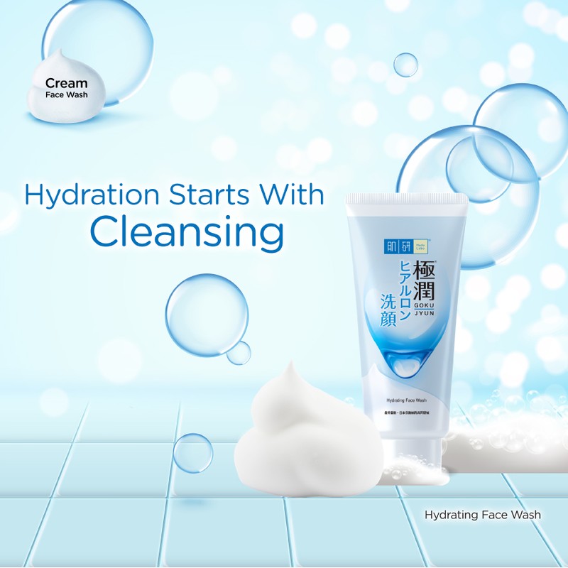 HADA LABO Super Hyaluronic Acid Hydrating Face Wash 100g