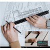 Architectural Scale Ruler, EYLEER 12 inch Imperial Aluminum Architects Scale