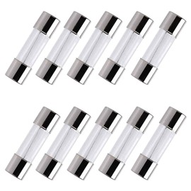 SIXQJZML 10 Pack F15AL Fast-Blow Fuse 15A 250V Glass Fuses 0.2 x 0.78 inch / 5 x 20 mm (15amp) (F15A)