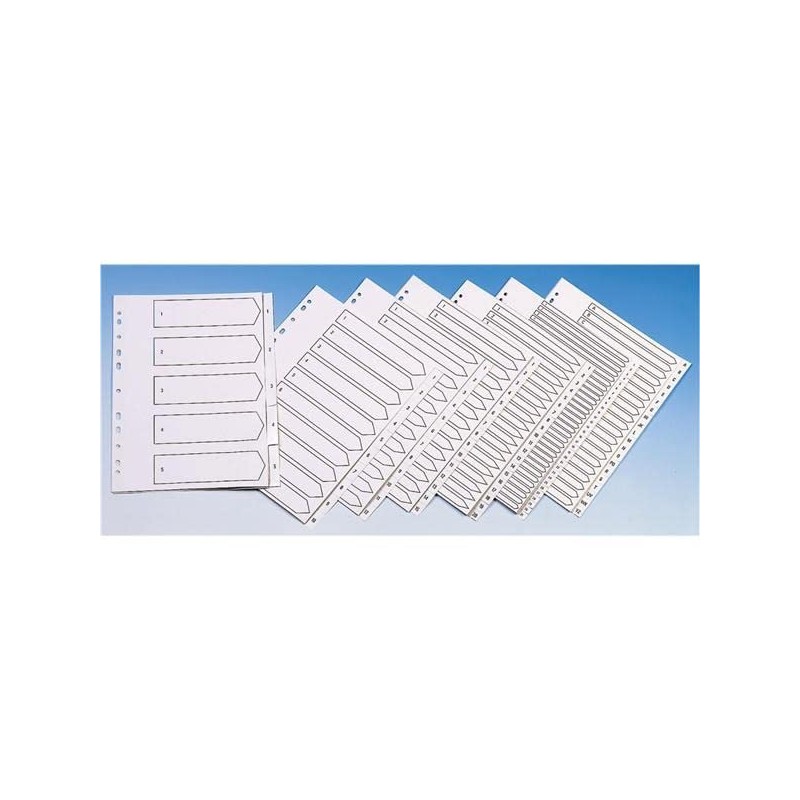Q-Connect A4 A-Z 20 Part Polypropylene Index Multi Punched -