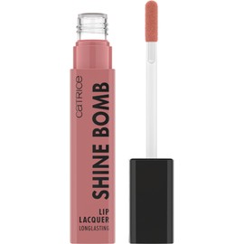 Catrice Shine Bomb Lip Lacquer No. 020, Nude, Long-Lasting, Instant Result, Glossy, Colour-Intensive, Vegan, Oil-Free, Paraben-Free, No Microplastic Particles, Pack of 1 (3 ml)
