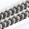 Veleasha False Lashes Pack 6D Faux Mink Eyelashes Wispy Lightweight