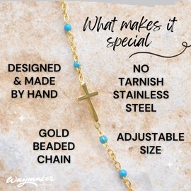 Cross Necklace for Women Cross Necklace for Girls Gold Cross Necklace Dainty Cross Necklace Sideways Cross Necklace Christian Gifts for Women Jewelry for Teen Girls Quinceanera Gifts