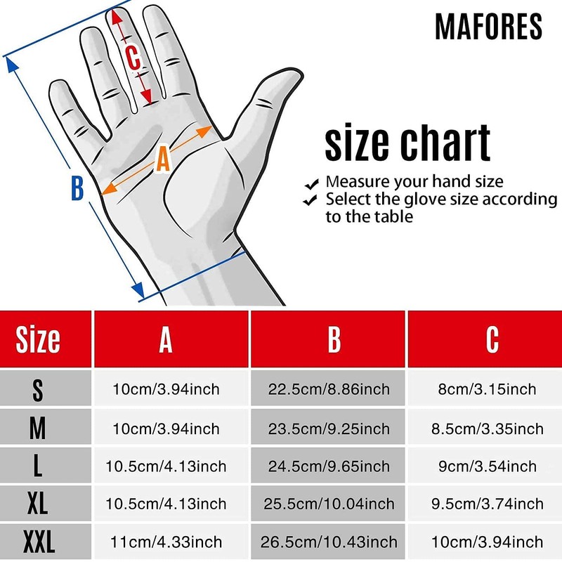 MAFORES Level 9 Cut Resistant Glove Stainless Steel Mesh Metal