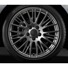 SkinoEu Wheel Nut Covers Locking Bolt Caps Universal Black Gloss