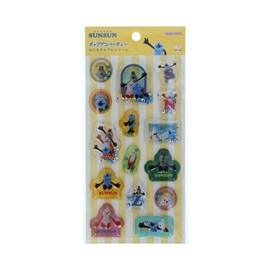 Sun-Star Stationery Puppet Sun-Sun Goods Sticker Cotton Candy Capsule Pop Deco Party Yellow S8817022