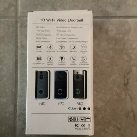 Lifemement Video Doorbell V5 - Wi-Fi Motion HD Video - Ring Button Doorbell - Two-way Audio