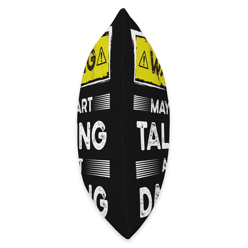 Talking about Dancing funny Throw Pillow