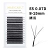 Extensiones De Pestañas W Shape 6d Double Tip 8-15mm Mix