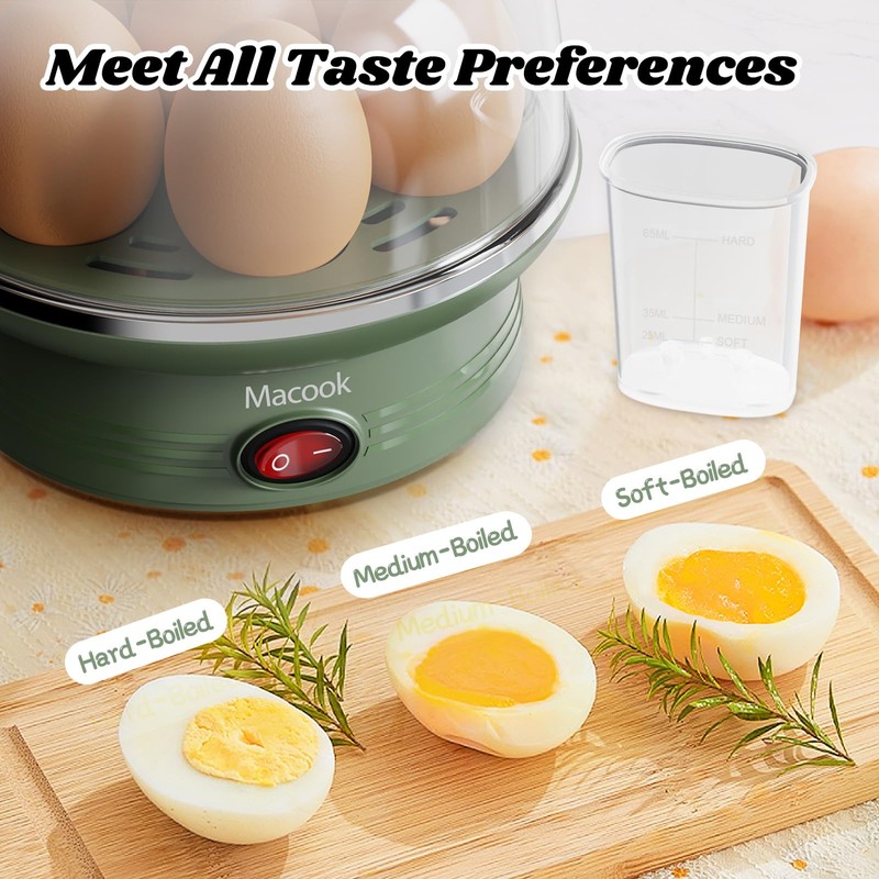 Rapid Egg Cooker, 7 Egg Capacity Electric Egg Cooker for