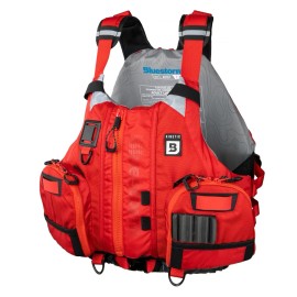 Bluestorm KINETIC Kayak Life Jacket Fishing Angler Vest Type III PFD, Nitro Red - S/M