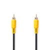 Nedis Composite Video Cable | RCA | RCA | Nickel
