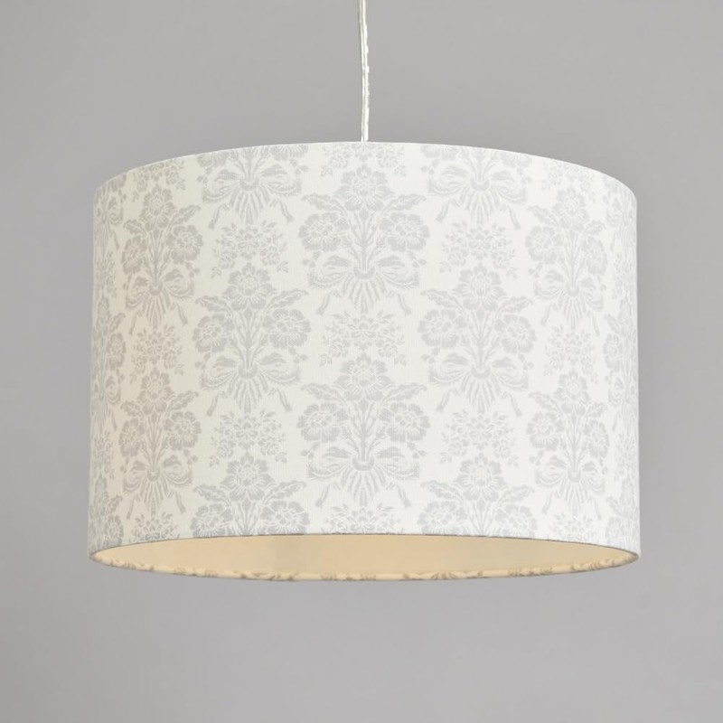 Litecraft Light Shade 30 cm Damask Print Easy Fit Ceiling
