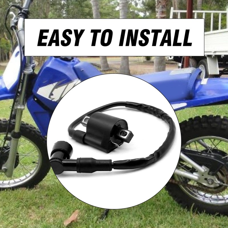 JUUDDENPARTS Ignition Coil with Spark Plug Cap, Replacement for Yamaha