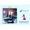 Alien planet Space tundra light switch photo cover sticker (10480248)