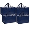 BOX USA 4 Pack Extra Large Blue Moving Bags with