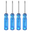 sourcing map 4Pcs PH0 Mini Phillips Screwdriver 1.5mm Magnetic Cross