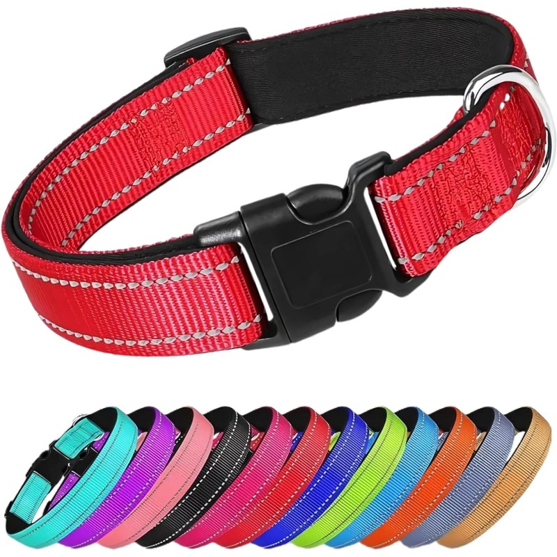 Collar Reflejante para Perro y Gato, Diseño Cómodo, Resistente. Ideal