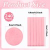 240 Pieces Facial Sponge Compressed,Professional Makeup Removal Sponge Pad,Round Face