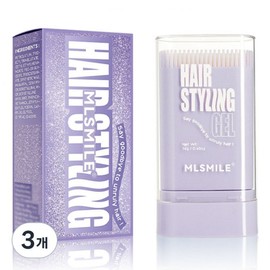 Moreness super strong fine hair fixing stick hair wax fixer organizing item, 3 pieces, 14g / 모어니스 초강력 잔머리 고정 스틱 헤어왁스 픽서 정리템, 3개, 14g