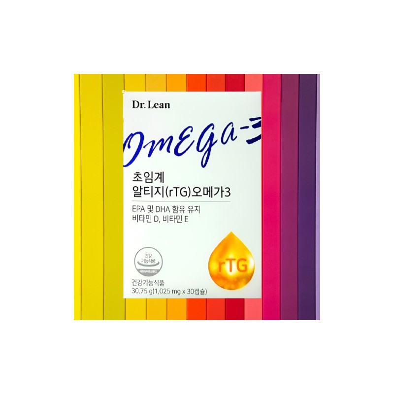 Dr.Lin Supercritical RTG (rTG) Omega 3 30 capsules x 3
