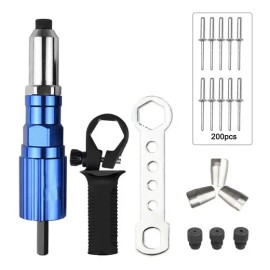Adaptador de remachadora para taladro inálambrico eléctrico Autrucker Drill Rivet Adapter