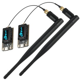 DIYmalls 915 MHz LoRa V4 Board + 915MHz 5dBi Antenna for Meshtastic Heltec