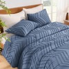 Litanika Ocean Blue Queen Size Comforter Sets, 3 Pieces Lightweight