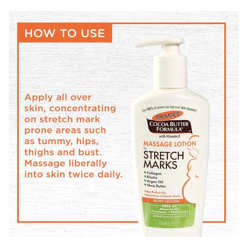 Palmer Crema Cocoa Butter Estrias 250 Antiestrias