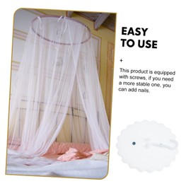 WHAMVOX Net Hanging Hook Suction Cup Ceiling Bed Net Holder Easy Install Canopy Hook