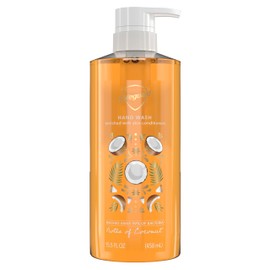 Safeguard Liquid Hand Soap, Micellar Deep Cleansing, Washes Away 99% Bacteria, Made with Natural Moisturizers, Enriched with Skin Conditioners, PH Balanced, Coconut Scent 15.5 oz