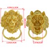 MOLIGOU Lion Head Door Knocker, 6 Inch Decorative Front Door