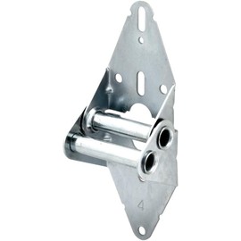 Garage Door Hinge # 4 | 14 Gauge Steel with Galvanized Finish - Residential/Light Commercial Garage Door Replacement 7 or 8 Feet Door (Pack of 1)