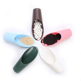 Tool Gadget Coitak 5 PCS Bonsai Soil Scoops, Plastic Garden Shovels, Colorful Small Soil Scoops Random Colors