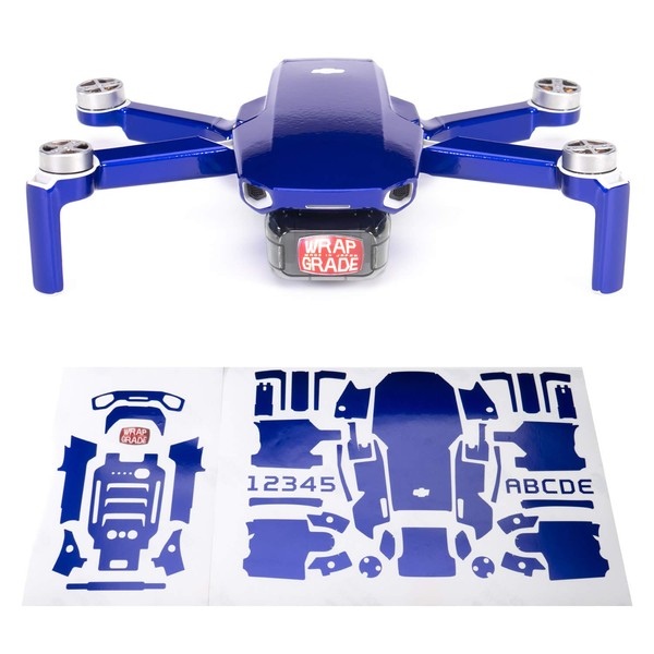 Wrapgrade Skin Compatible with DJI Mini 2 | Main Unit (Stratosphere Blue)