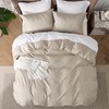 Bedsure Duvet Cover Queen Size - Soft Cationic Dyed Duvet