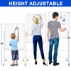 CALENBO White Board Dry Erase Board with Stand 36" X