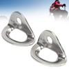2Pcs Climbing Hangers Stainless Steel Durable Sturdy Smooth Convenient Rock