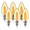 ALAMPEVER Chandelier Light Bulbs,E12 Candelabra Bulb 40 Watt,E12 LED Bulb