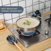 Hasense Spoon Rest for Stove Top and Kitchen Countertop, Large